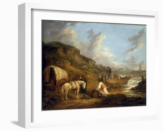 The Smugglers-George Morland-Framed Giclee Print