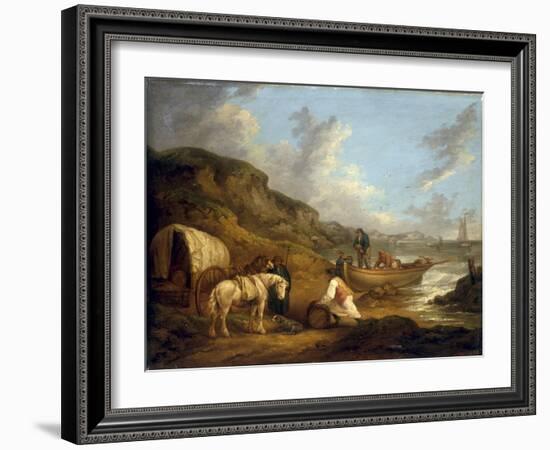 The Smugglers-George Morland-Framed Giclee Print