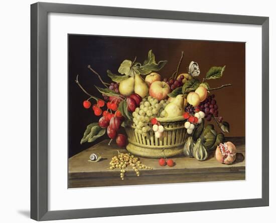 The Snail and the Pomegranate-Brian Irving-Framed Giclee Print