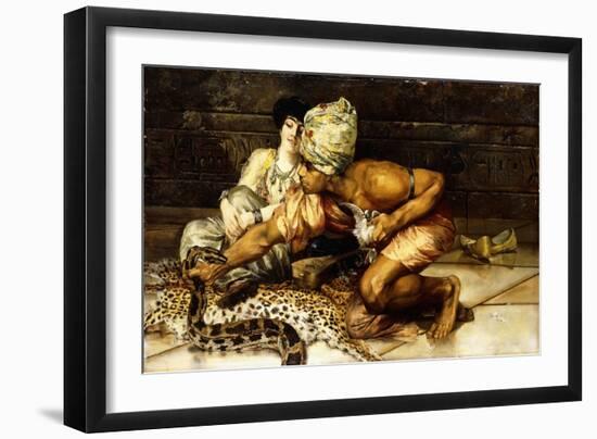 The Snake Charmer, 1884-Eugene Pavy-Framed Giclee Print