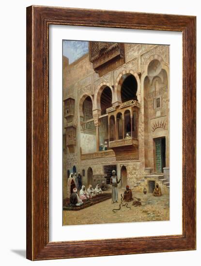 The Snake Charmer, 1894-Frans Wilhelm Odelmark-Framed Giclee Print