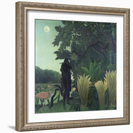 The Snake Charmer, 1907 (La Charmeuse Des Serpents)-Henri Rousseau-Framed Giclee Print