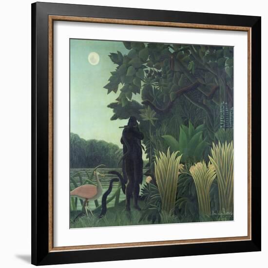 The Snake Charmer, 1907 (La Charmeuse Des Serpents)-Henri Rousseau-Framed Giclee Print