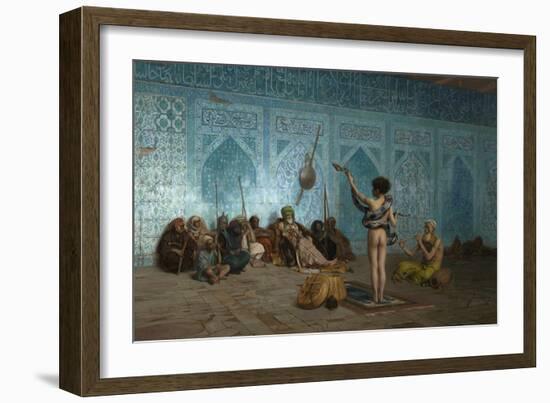 The Snake Charmer, C.1879 (Oil on Canvas)-Jean Leon Gerome-Framed Giclee Print