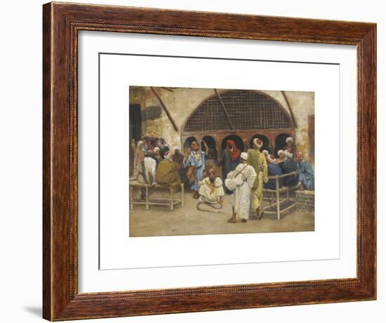 The Snake Charmers-Ludwig Deutsch-Framed Premium Giclee Print