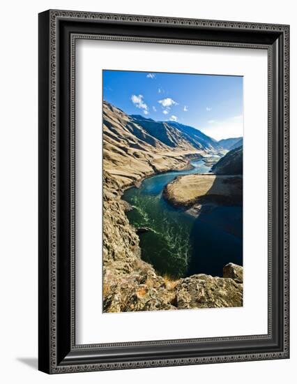 The Snake River, as Seen from Suicide Point at Hells Canyon in Idaho-Ben Herndon-Framed Photographic Print