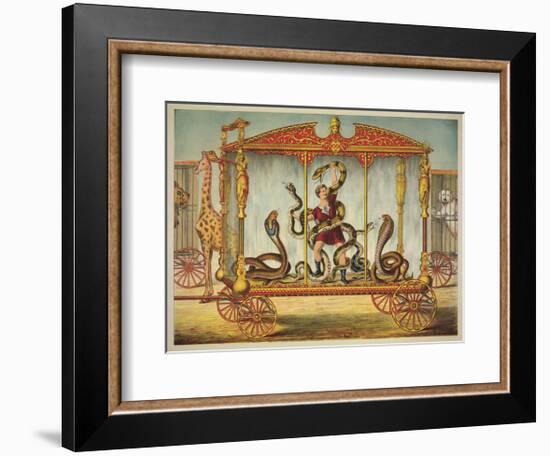 The Snake Wagon-Vintage Reproduction-Framed Art Print