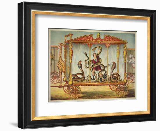 The Snake Wagon-Vintage Reproduction-Framed Art Print