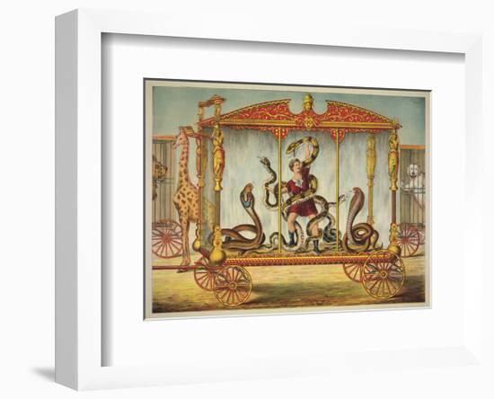 The Snake Wagon-Vintage Reproduction-Framed Art Print