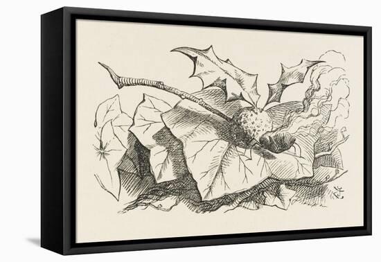 The Snap-Dragon-Fly-John Tenniel-Framed Stretched Canvas