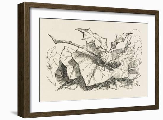 The Snap-Dragon-Fly-John Tenniel-Framed Art Print