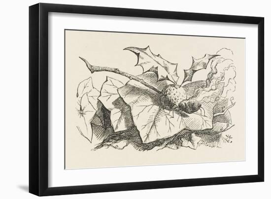 The Snap-Dragon-Fly-John Tenniel-Framed Art Print