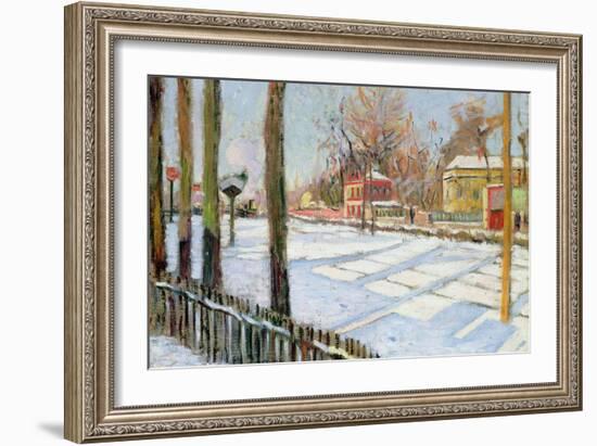 The Snow, Bois, 1886-Paul Signac-Framed Giclee Print