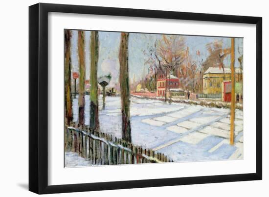 The Snow, Bois, 1886-Paul Signac-Framed Giclee Print