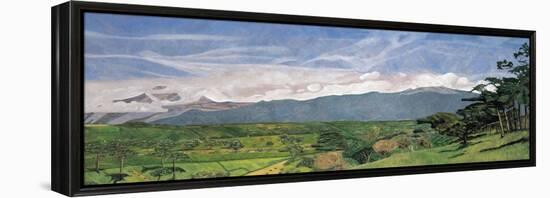 The Snow Volcano and the Fire Volcano, 2004-Pedro Diego Alvarado-Framed Premier Image Canvas