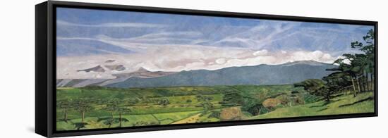 The Snow Volcano and the Fire Volcano, 2004-Pedro Diego Alvarado-Framed Premier Image Canvas