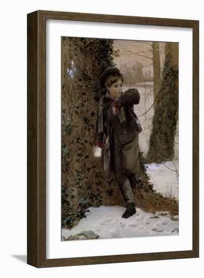 The Snowball Fight, c.1870-James Hayllar-Framed Giclee Print