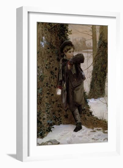 The Snowball Fight, c.1870-James Hayllar-Framed Giclee Print