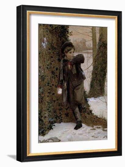 The Snowball Fight, c.1870-James Hayllar-Framed Giclee Print