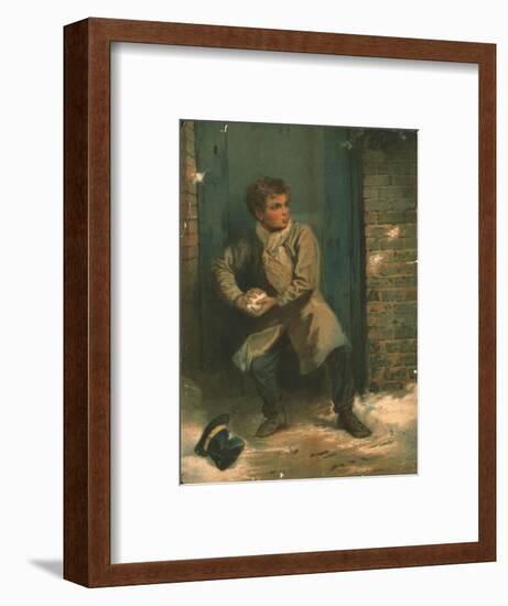 'The Snowballer', 19th century-Unknown-Framed Giclee Print