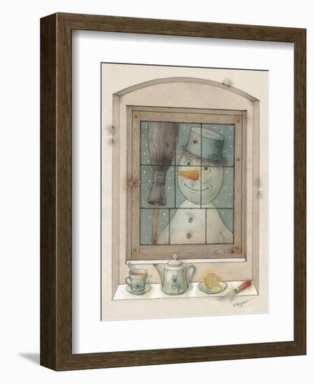 The Snowman, 2003-Kestutis Kasparavicius-Framed Giclee Print