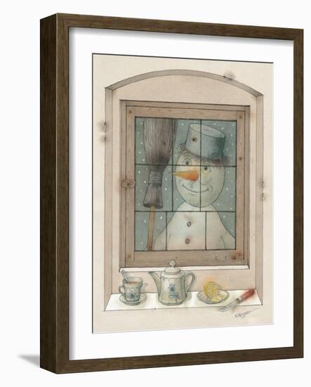 The Snowman, 2003-Kestutis Kasparavicius-Framed Giclee Print