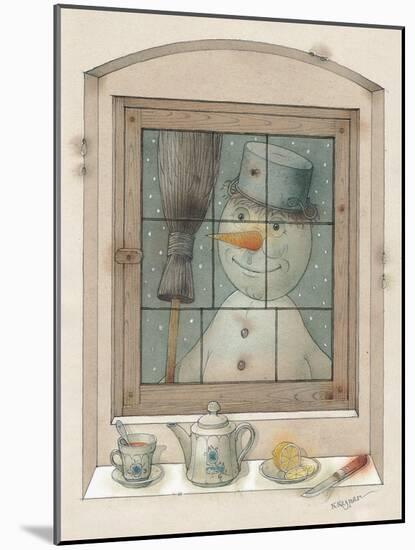 The Snowman, 2003-Kestutis Kasparavicius-Mounted Giclee Print