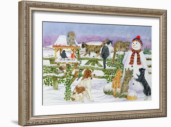 The Snowman and His Friends-Catherine Bradbury-Framed Giclee Print