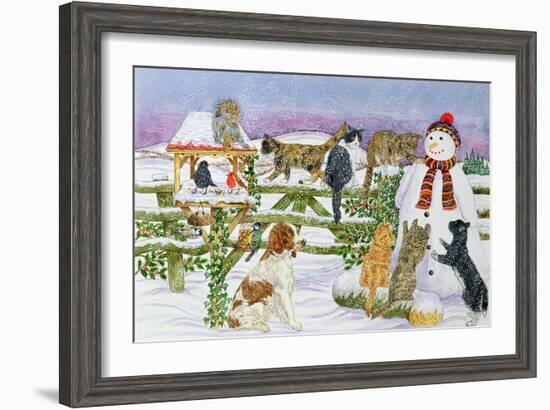 The Snowman and His Friends-Catherine Bradbury-Framed Giclee Print