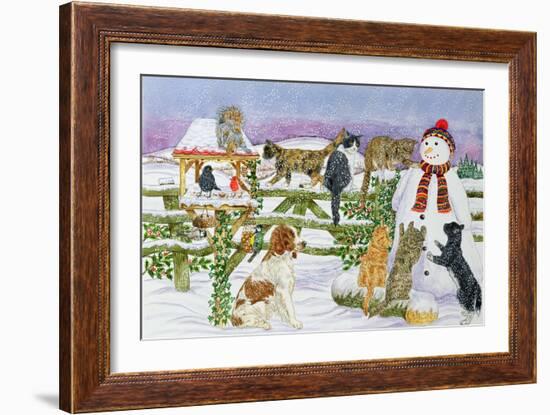 The Snowman and His Friends-Catherine Bradbury-Framed Giclee Print
