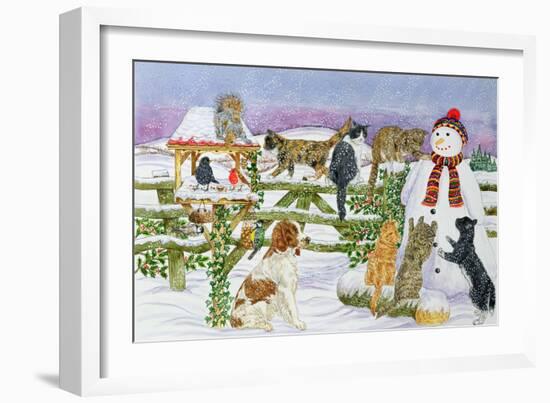 The Snowman and His Friends-Catherine Bradbury-Framed Giclee Print