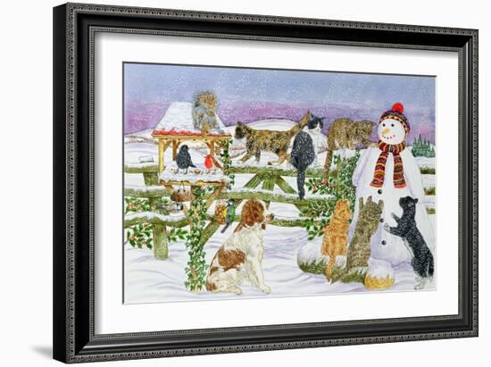 The Snowman and His Friends-Catherine Bradbury-Framed Giclee Print