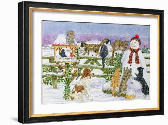 The Snowman and His Friends-Catherine Bradbury-Framed Giclee Print