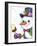 The snowman and ice-cream-Olga And Alexey Drozdov-Framed Giclee Print