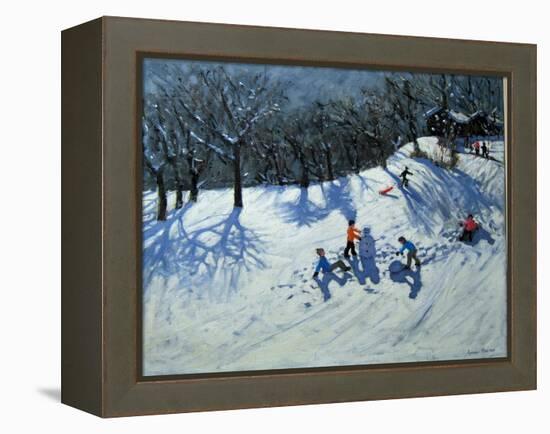 The Snowman-Andrew Macara-Framed Premier Image Canvas