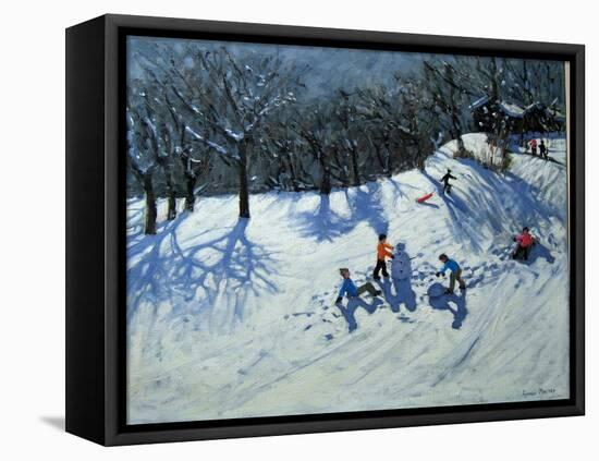 The Snowman-Andrew Macara-Framed Premier Image Canvas