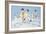 The Snowmen's Party-David Cooke-Framed Giclee Print