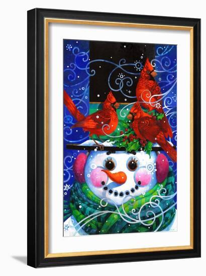 The Snowy Night-David Galchutt-Framed Giclee Print