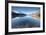 The snowy peaks and colorful woods are reflected in Lake Champfer, St. Moritz, Canton of Graubunden-Roberto Moiola-Framed Photographic Print