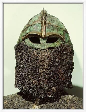 'The so-called "Sigurd's Helmet", Vendel period, 7th Century' Giclee Print  - Werner Forman | Art.com