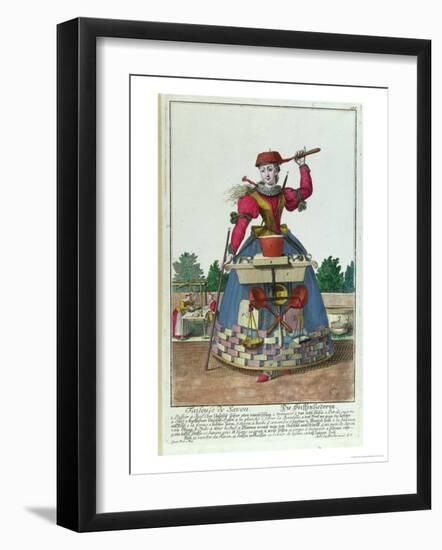 The Soap Maker, circa 1735-Martin Engelbrecht-Framed Giclee Print