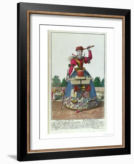 The Soap Maker, circa 1735-Martin Engelbrecht-Framed Giclee Print