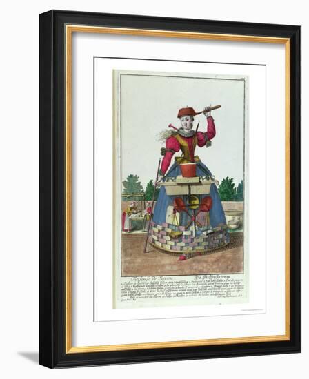 The Soap Maker, circa 1735-Martin Engelbrecht-Framed Giclee Print