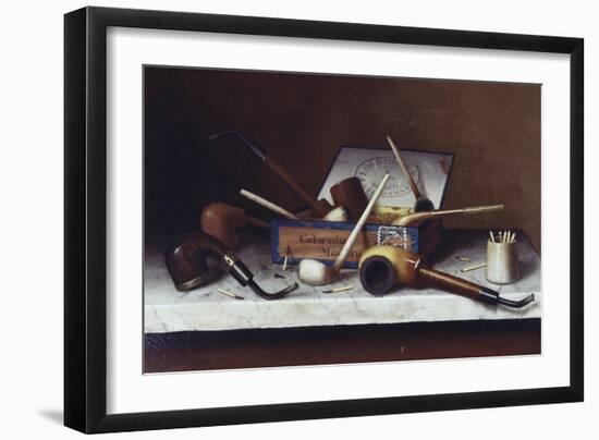 The Social Club-William Michael Harnett-Framed Giclee Print