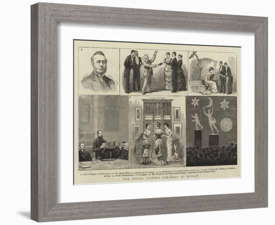 The Social Science Congress at Dublin-null-Framed Giclee Print