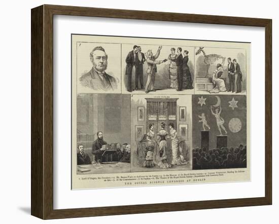 The Social Science Congress at Dublin-null-Framed Giclee Print