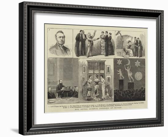 The Social Science Congress at Dublin-null-Framed Giclee Print