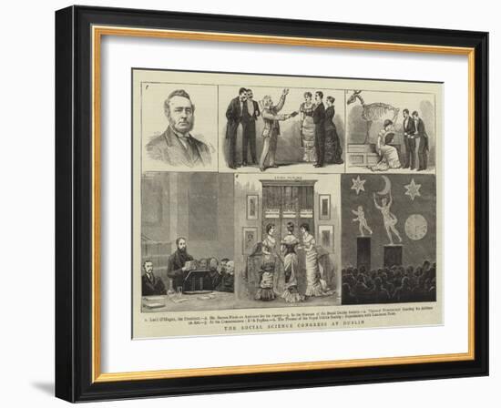 The Social Science Congress at Dublin-null-Framed Giclee Print