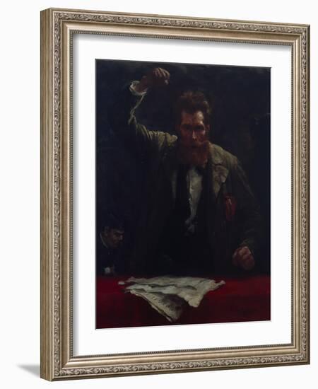 The Socialist, 1885-Robert Koehler-Framed Giclee Print