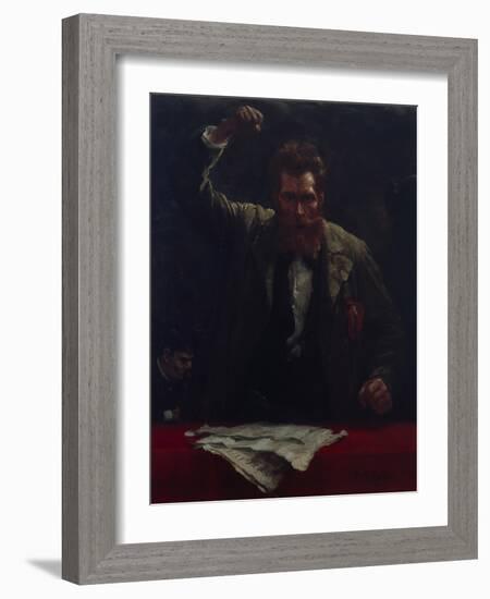 The Socialist, 1885-Robert Koehler-Framed Giclee Print
